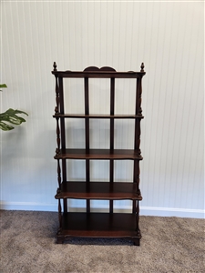 French-style wooden shelf