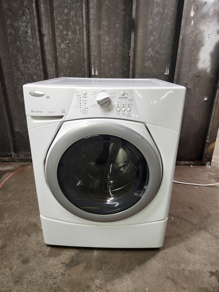 Whirlpool Duet front-loading washer- Works!