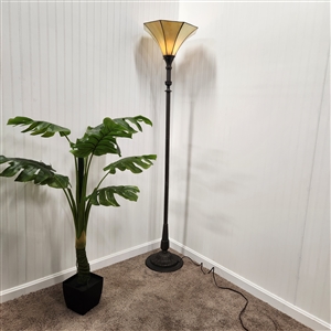 Tiffany-style Torchiere Floor Lamp