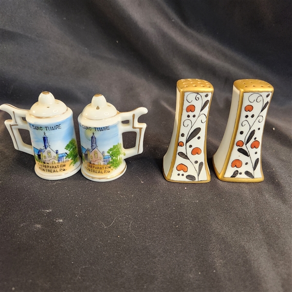 Salt & pepper shakers- Montreal, Art Nouveau