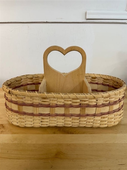 Custom made wicker basket