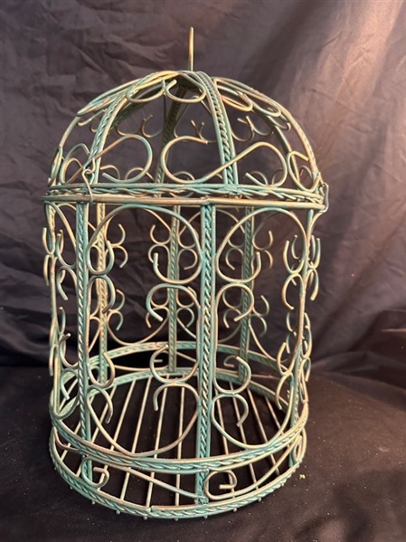 Decorative metal bird cage