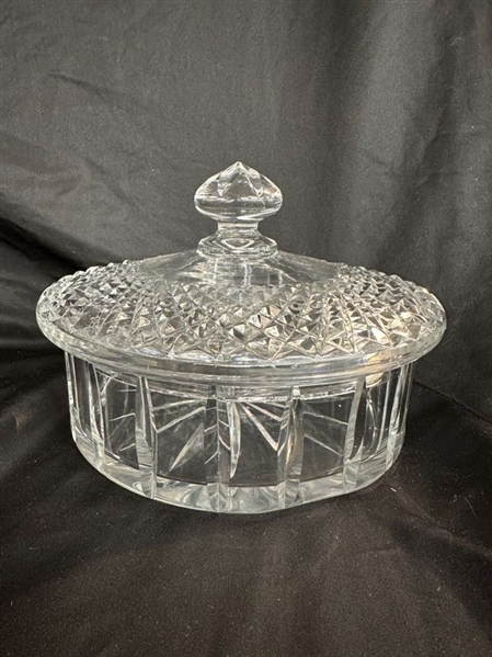 Cut Glass Candy Bowl