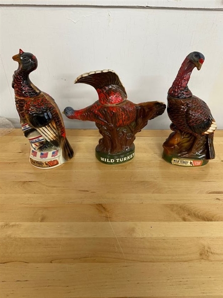 Jim Beam Wild Turkey Decanters - Lot 2