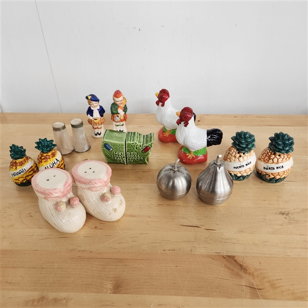 Assorted Salt & pepper shakers