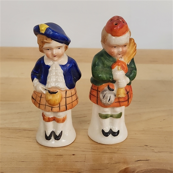 Scottish Boy & Girl Salt & Pepper Shakers